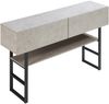 Konsolentisch Varberg 75x120x30 cm Betonoptik, hell [en. casa] Bild 3