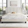 Yaheetech Polsterbett, Doppelbett Familienbett Bettgestell mit Lattenrost, 160 x 200 cm Bild 3