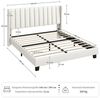Yaheetech Polsterbett, Doppelbett Familienbett Bettgestell mit Lattenrost, 160 x 200 cm Bild 4