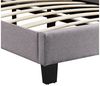 CARO-Möbel Polsterbett TUSCON, Polsterbett 90x200 cm mit Stoff Bettgestell Jugendbett Einzelbett Bild 3
