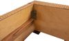 Loombett Korbbett Doppelbett aus Loom-Geflecht, Honig, 200x200 cm Bild 4