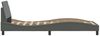 vidaXL Bettgestell "Dover" Dunkelgrau 90x200 cm Stoff 373106 Bild 5