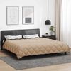 vidaXL Winterbettdecke Schwarz und Taupe 220 x 240 cm Mikrofaser 42025737 Bild 4