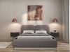 Selsey 'Comoves' Polsterbett 140x200 mit Chenillebezug, Bettkasten und Lattenrost, Braun Bild 2