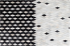 Teppich Kuhfell weiß / schwarz 140x200 cm Patchwork Kurzflor MALDAN Bild 4