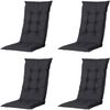 SET Tampa 4 x Klappsessel grün, 4 x Auflage black Bild 3