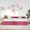 vidaXL Eckbettgestell mit Matratze Sonstiges 2 pcs Grün Samt 3393638 Bild 3