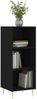 vidaXL Sideboard Schwarz 34,5x32,5x90 cm Holzwerkstoff 828717 Bild 3