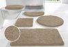 OTTO home Badematte Sanremo, Badvorleger, Badezimmer Teppich, sehr weich, Höhe 30 mm, rutschhemmend beschichtet, schnell trocknend, fußbodenheizungsgeeignet, Polyester, rechteckig, Badteppich, unifarben, rechteckig, rund & als 3-tlg. Set erhältlich Bild 2