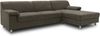 DOMO. collection Ecksofa Junin, Couch in L-Form mit Schlaffunktion, Füße mit Filzgleitern, Sofa, Polsterecke, Eckcouch, Polstergarnitur 251 x 150 x 72 cm (BxTxH), grau Bild 2