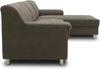 DOMO. collection Ecksofa Junin, Couch in L-Form mit Schlaffunktion, Füße mit Filzgleitern, Sofa, Polsterecke, Eckcouch, Polstergarnitur 251 x 150 x 72 cm (BxTxH), grau Bild 3