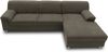 DOMO. collection Ecksofa Junin, Couch in L-Form mit Schlaffunktion, Füße mit Filzgleitern, Sofa, Polsterecke, Eckcouch, Polstergarnitur 251 x 150 x 72 cm (BxTxH), grau Bild 5