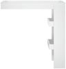 vidaXL Wand-Bartisch Hochglanz-Weiß 102x45x103,5 cm Holzwerkstoff 811787 Bild 2