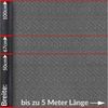 ANRO Küchenläufer Teppichläufer TAMARA Läufer Textil, Eckig, Höhe: 3 mm, Velour Bild 2