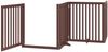 vidaXL 12-tlg. Hundetor mit Tür Faltbar Braun 960 cm Pappelholz 3155696 Bild 4