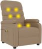 vidaXL Massagesessel Cappuccino-Braun Kunstleder 342699 Bild 2