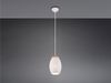 Kleine LED Pendelleuchte in Weiß mit ausgefallenem Stanzmuster, Ø 15cm Bild 3