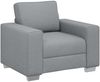 vidaXL Sofa 3 pcs Hellgrau 219 x 80 x 82 cm Leinenmischgewebe 3324658 Bild 4