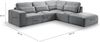 Ecksofa (B/H/T: 305x90x281 cm) in Grau Bild 3