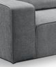 Ecksofa (B/H/T: 305x90x281 cm) in Grau Bild 5