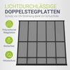 Juskys Terrassenüberdachung Borneo 3x3 m – Aluminium Terrassendach mit Doppelstegplatten Sonnenschutz Wandmontage Überdachung für Terrassen Anthrazit Bild 4