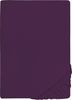 biberna Feinjersey-Spannbetttuch 0077144, dunkel violett, 1x 140x200 cm - 160x200 cm Bild 5