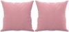 vidaXL 2-Sitzer-Sofa mit Zierkissen Rosa 120 cm Samt 3200938 Bild 5
