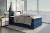Boxspringbett Valerio Mini - Webstoff - dunkelblau - 100x200 cm Bild 2
