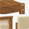 vidaXL Outdoor-Sofagarnitur 5 pcs Natur und Beige Polyester 3384979 Bild 5
