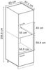Mikrowellenschrank R-Line Sonoma 60 cm Vicco Bild 2