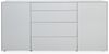 Maeusbacher Imola Kommode kreidegrau matt lack / glas kreidegrau glanz BxHxT: 179 x 89 x 42 cm Bild 3