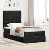 vidaXL Ottoman-Bett mit Matratzen Schwarz 80x200 cm Samt 3313507 Bild 3