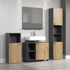 Badmöbel Set Bliss in Evoke Eiche und grau 180 cm Bild 4