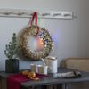 Micro LED Lichterkette - gefrostet - 100 bernsteinfarbene LED - L: 6,93m - grünes Kabel - Indoor Bild 2