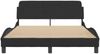 vidaXL Bettgestell "Dover" Schwarz 140x190 cm Samt 373174 Bild 4