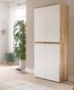 Mehrzweckschrank Assino in weiß und Eiche 70 x 175 cm Bild 5
