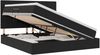 vidaXL LED-Speicherbett mit Matratze Schwarz 160 x 200 cm Samt 3372797 Bild 2