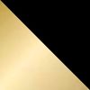 Couchtisch Fahugin Oval Gold II (Farbe: Gold / Schwarz Molet) Bild 4