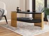 Couchtisch Fahugin Oval Gold II (Farbe: Gold / Schwarz Molet) Bild 2