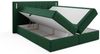 Boxspringbett Schlafzimmerbett MARTIM PREMIUM 120x200cm Stoff Fresh Flaschengrün Bild 2