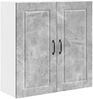 vidaXL Wandschrank PORTO Beton Grau 80 x 31 x 80 cm Holzwerkstoff 885408 Bild 2
