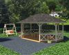 Palmako Pavillon Betty, 25,0 m², transparent tauchgrundiert Bild 2