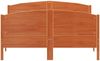 vidaXL Massivholzbett ohne Matratze Wachsbraun 140x190 cm Kiefernholz 3216181 Bild 4