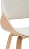 CLP 2er Set Esszimmerstuhl Vangale,natura/creme Stoff Bild 5
