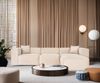 Ecksofa, 'Lora', 65 x 193 x 303, Creme Bild 2