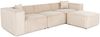 Ecksofa, 'Lora', 65 x 193 x 303, Creme Bild 4
