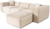 Ecksofa, 'Lora', 65 x 193 x 303, Creme Bild 5