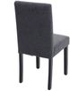 4er-Set Esszimmerstuhl Stuhl Küchenstuhl Littau ~ Textil, anthrazitgrau, dunkle Beine Bild 5