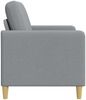 vidaXL Sofa mit Stauraum Hellgrau 122 x 78 x 87 cm Polyester 42036891 Bild 5
