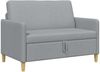 vidaXL Sofa mit Stauraum Hellgrau 122 x 78 x 87 cm Polyester 42036891 Bild 2
